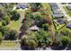 Aerial view of property with red boundary lines at 3751 Se 3Rd Ave, Ocala, FL 34471