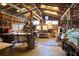 Large workshop with various tools and materials for woodworking and upholstery at 3751 Se 3Rd Ave, Ocala, FL 34471