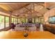 Large living room with high ceilings, stone fireplace and hardwood floors at 2162 Se Mill Creek Cir, Ocala, FL 34471