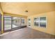 Screened porch with tile floor, providing shade and outdoor space at 4725 Sw 62Nd St, Ocala, FL 34474