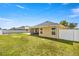 Spacious backyard with grassy area and privacy fence at 4725 Sw 62Nd St, Ocala, FL 34474