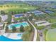 Community tennis courts and pools at 5662 Nw 40Th Pl, Ocala, FL 34482