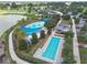 Resort-style pool and lap pool at 5662 Nw 40Th Pl, Ocala, FL 34482