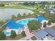 Relaxing pool with shade and lounge chairs at 5662 Nw 40Th Pl, Ocala, FL 34482