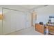 Bedroom with double doors leading to a large closet and additional space at 2093 Nw 50Th Cir, Ocala, FL 34482