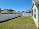 Fenced backyard with plenty of space for outdoor activities at 5598 Sw 39Th St, Ocala, FL 34474