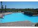Resort-style pool with expansive deck and water features at 5598 Sw 39Th St, Ocala, FL 34474