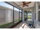 Relaxing screened porch with golf course view at 5237 Nw 34Th St, Ocala, FL 34482