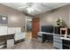 Simple bedroom with built-in cabinets and desk at 11531 Se 60Th Ave, Belleview, FL 34420
