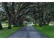Landscaped entrance to the community with a paved path at 612 Fannich Ct, Leesburg, FL 34788