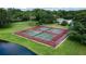 Two tennis courts and one bocce ball court at 612 Fannich Ct, Leesburg, FL 34788