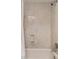 Clean shower with a bathtub and shower head at 8975 Sw 202Nd Avenue Rd, Dunnellon, FL 34431