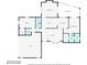 Two-bedroom, two-bath home featuring a Gathering room, kitchen, and dining area at 8975 Sw 202Nd Avenue Rd, Dunnellon, FL 34431
