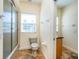 Bathroom with shower and tile flooring at 1719 Sw 27Th Pl, Ocala, FL 34471
