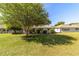 Back of house showcasing manicured lawn and landscaping at 9145 Sw 90Th St, Ocala, FL 34481
