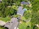 Bird's eye view of a house with a pool and large backyard at 1923 Se 7Th St, Ocala, FL 34471