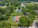 Aerial view of a home with a pool and large lot at 2811 Se 14Th St, Ocala, FL 34471