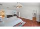 Spacious main bedroom with hardwood floors and walk-in closet at 2811 Se 14Th St, Ocala, FL 34471