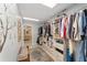 Large walk-in closet with ample shelving and hanging space at 5240 Se 17Th St, Ocala, FL 34471