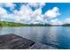 Serene lakefront property with a wooden dock at 15669 Se 112Th Ln, Ocklawaha, FL 32179