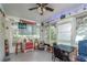 Sunroom with table and chairs, offering ample space at 15669 Se 112Th Ln, Ocklawaha, FL 32179