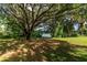 Scenic waterfront view with lush trees and grassy area at 15669 Se 112Th Ln, Ocklawaha, FL 32179
