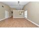 Large living room with high ceilings and wood floors at 2309 Se 19Th Cir, Ocala, FL 34471