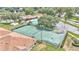 Well-maintained tennis court situated in a serene community setting at 2309 Se 19Th Cir, Ocala, FL 34471