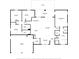 One-story home floor plan featuring 3 bedrooms, 2 baths, and a 2-car garage at 5005 Sw 106Th St, Ocala, FL 34476