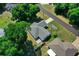 Aerial view of a single-Gathering home with a large backyard at 13027 Ne 7Th Loop, Silver Springs, FL 34488