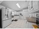 Updated kitchen featuring stainless steel appliances and white cabinetry at 13027 Ne 7Th Loop, Silver Springs, FL 34488