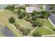 Community clubhouse and landscaped seating area at 9818 Sw 63Rd Loop, Ocala, FL 34481