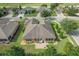 Aerial view of house and surrounding neighborhood at 9818 Sw 63Rd Loop, Ocala, FL 34481