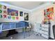 bedroom with bunk bed and posters at 3962 Ne 58Th Cir, Silver Springs, FL 34488