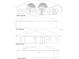House plans depicting a single-story home with a two-car garage and multiple elevations at 12757 Se 104Th Ter, Belleview, FL 34420
