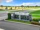Greystone Hills community entrance sign with water feature at 8857 Sw 50Th Ter, Ocala, FL 34476