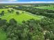 Aerial view showing home nestled in a spacious lot with open fields nearby at 6615 Se 158Th Pl # 6, Summerfield, FL 34491