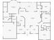 Floor plan displays a spacious layout with multiple bedrooms, a large living area, and a two car garage at 6615 Se 158Th Pl # 6, Summerfield, FL 34491