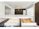 Modern kitchen island with marble countertop and drawers at 4612 Bradley Ave, Orlando, FL 32839