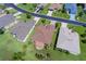 Aerial view of neighborhood with homes and landscaping at 15890 Sw 11Th Terrace Rd, Ocala, FL 34473