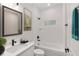Clean bathroom featuring a bathtub and modern vanity at 5 Emerald Trl, Ocala, FL 34472