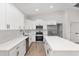 Modern kitchen with white cabinets and stainless steel appliances at 5 Emerald Trl, Ocala, FL 34472