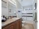 Clean bathroom with tub/shower combo and updated vanity at 11831 Sw Highway 484, Dunnellon, FL 34432