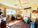 Bedroom with hardwood floors and southwestern decor at 1779 Ne 12Th St, Ocala, FL 34470
