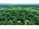 Aerial view showcasing home surrounded by trees and open fields at 1989 Nw 111Th Loop, Ocala, FL 34475