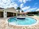 Relaxing community spa with circular design and ample seating at 16376 Sw 13Th Ter, Ocala, FL 34473