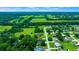 Aerial view showing home's location in a residential neighborhood at 5311 Se 15Th Ct, Ocala, FL 34480