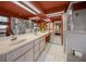 Bathroom boasts dual sinks, a large shower, and updated vanity at 5311 Se 15Th Ct, Ocala, FL 34480