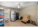 Bedroom with mini fridge, safe, and storage at 3967 Se 99Th St, Belleview, FL 34420