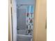 Bathroom with shower/tub combo and floral shower curtain at 611 Water Rd # 103H, Ocala, FL 34472